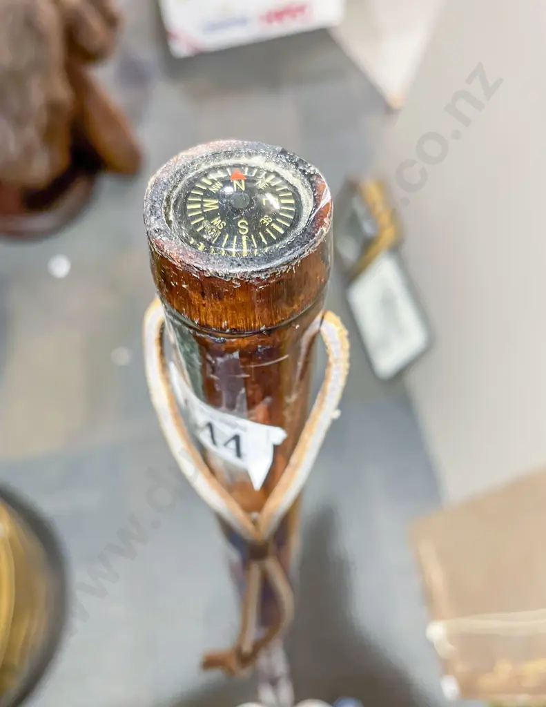 Mountaineer's Staff/Flute with Compass Finial Image 1++