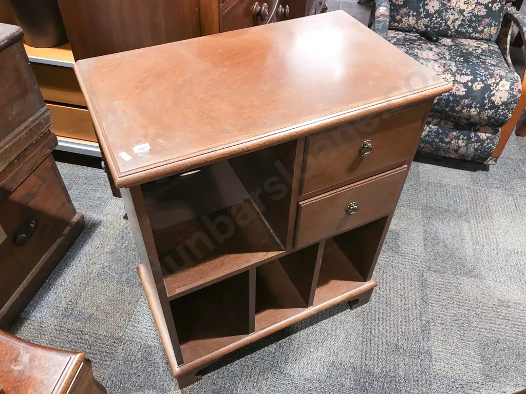 Two Drawer Low Shelving Unit Image 1++