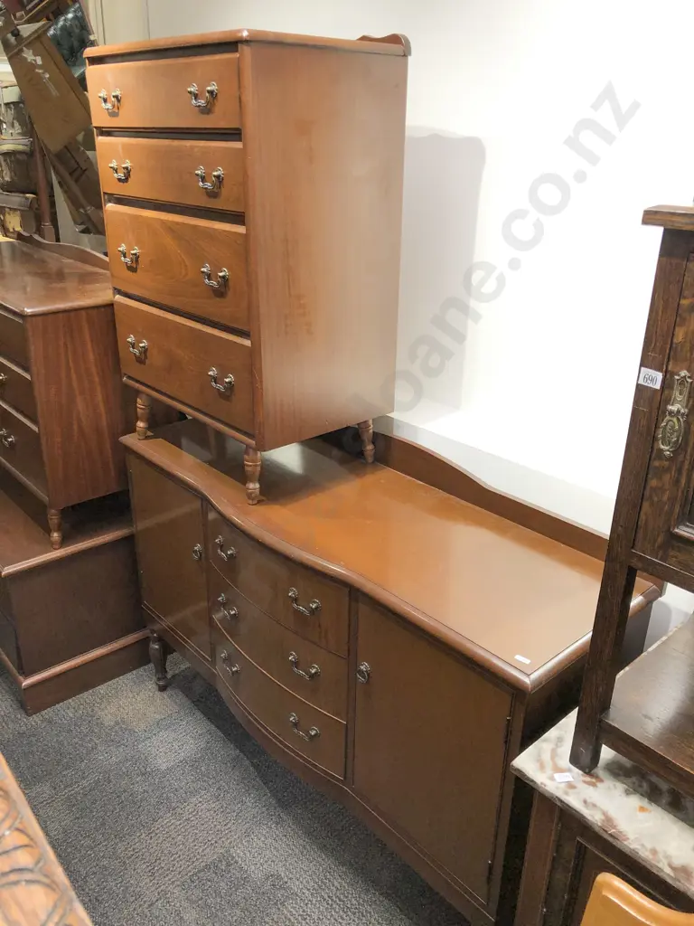 Mahogany Bedroom Suite together with Sideboard & Entertainment Stand Image 1++