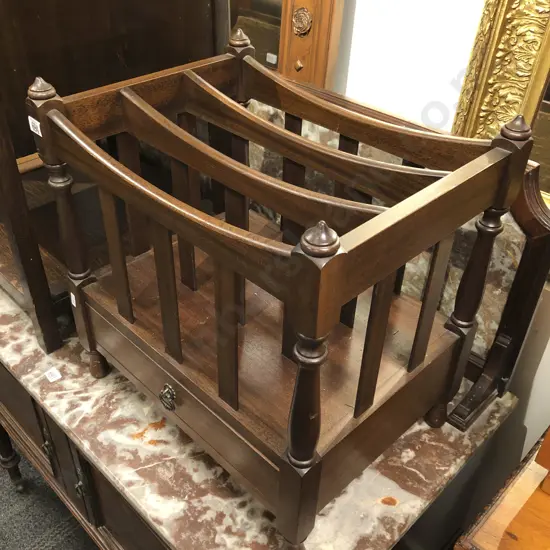 Reproduction Mahogany Canterbury