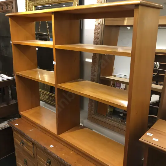 Low Kauri Open Book Case