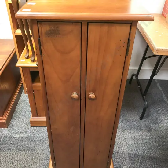 Slender Two Door CD Rack