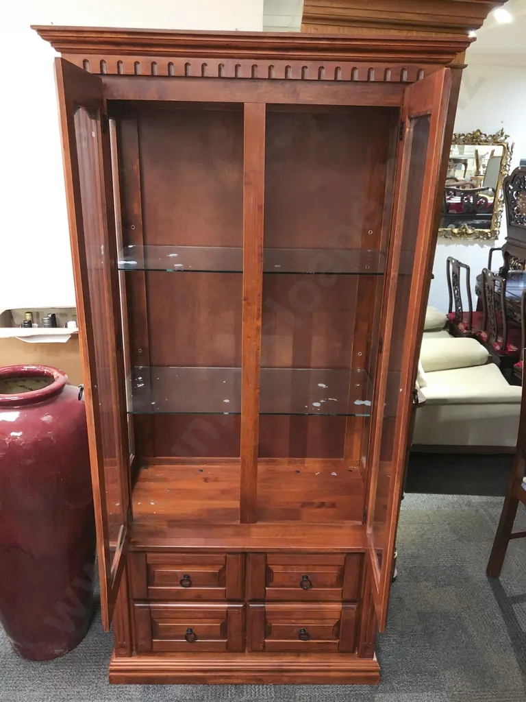 Glazed China Cabinet Image 1++