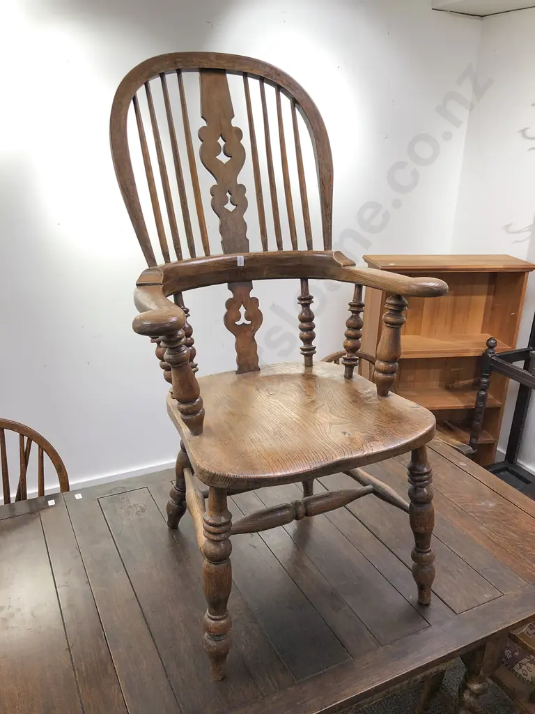 Elm Country Kitchen Stick Back Armchair Image 1++
