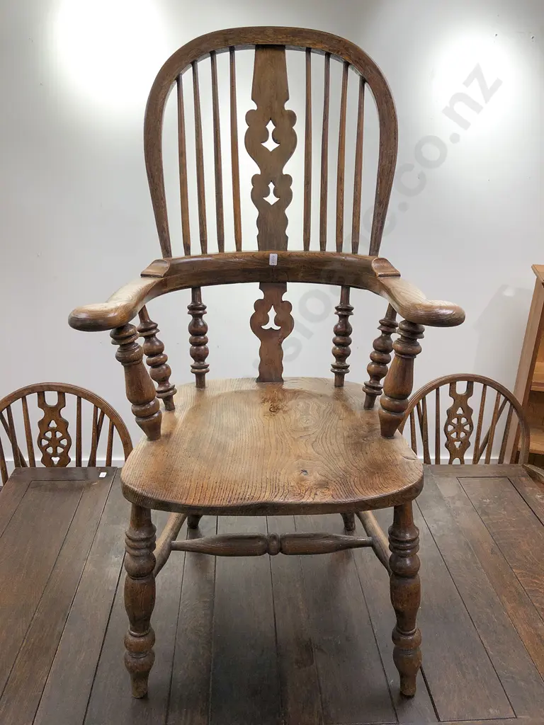 Elm Country Kitchen Stick Back Armchair Image 1++