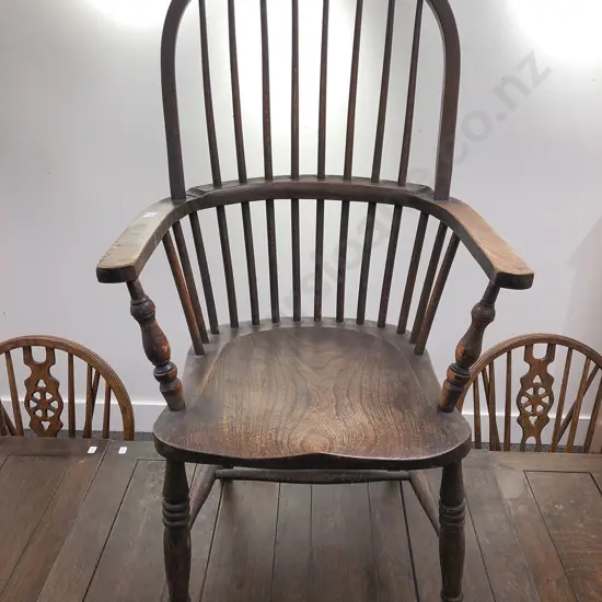 Elm Country Kitchen Stick Back Armchair