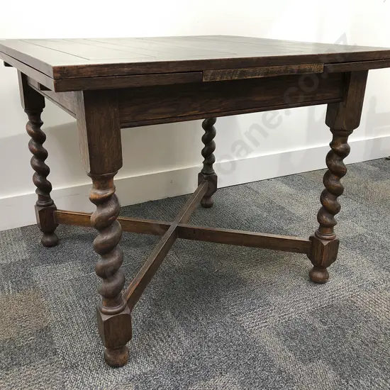 Victorian Oak Extension Dining Table