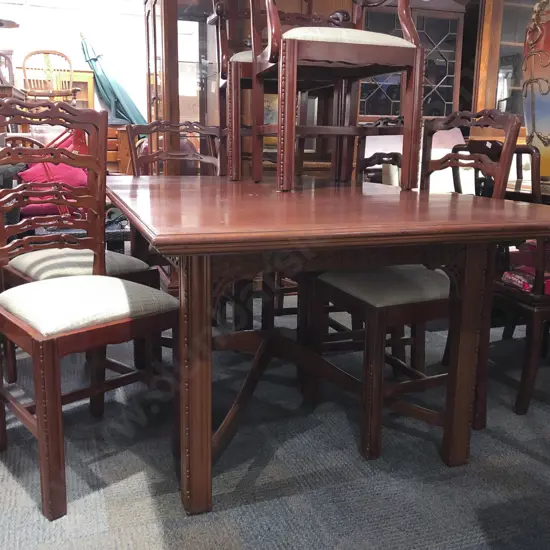 Mahogany Extension Dining Table