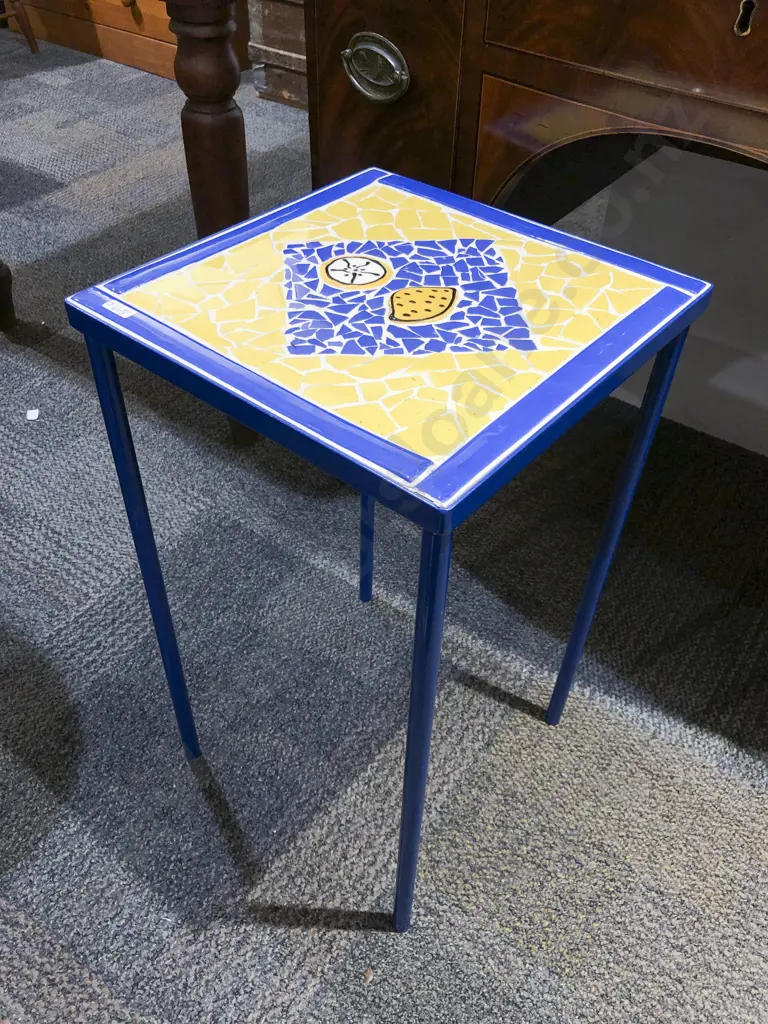 Mosiac Top Side Table Image 1++