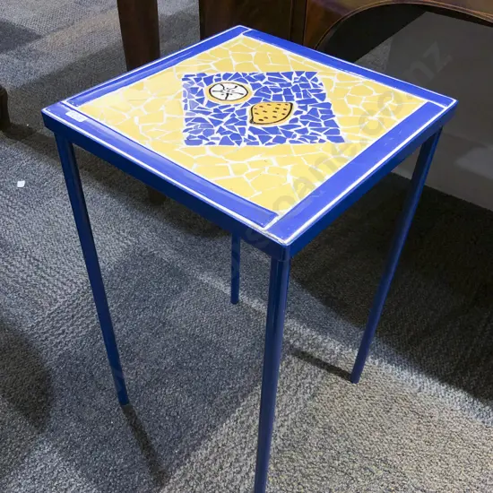 Mosiac Top Side Table