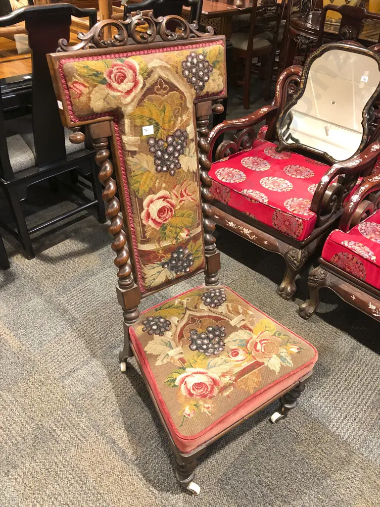 Victorian Prie-dieu Chair Image 1++