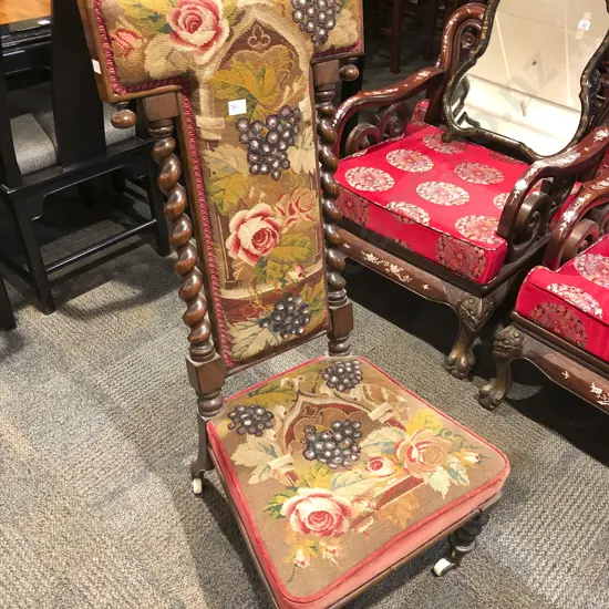 Victorian Prie-dieu Chair