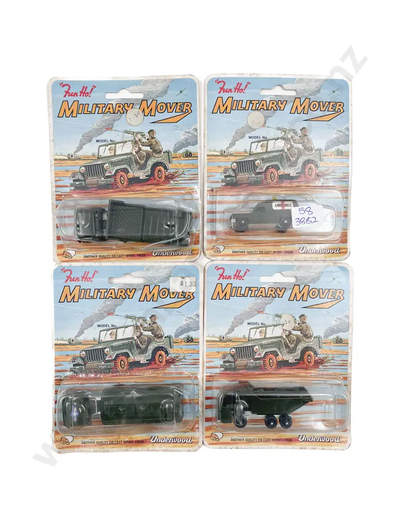 Four Original Bubble Boxed Fun Ho Vehicles Image 1++