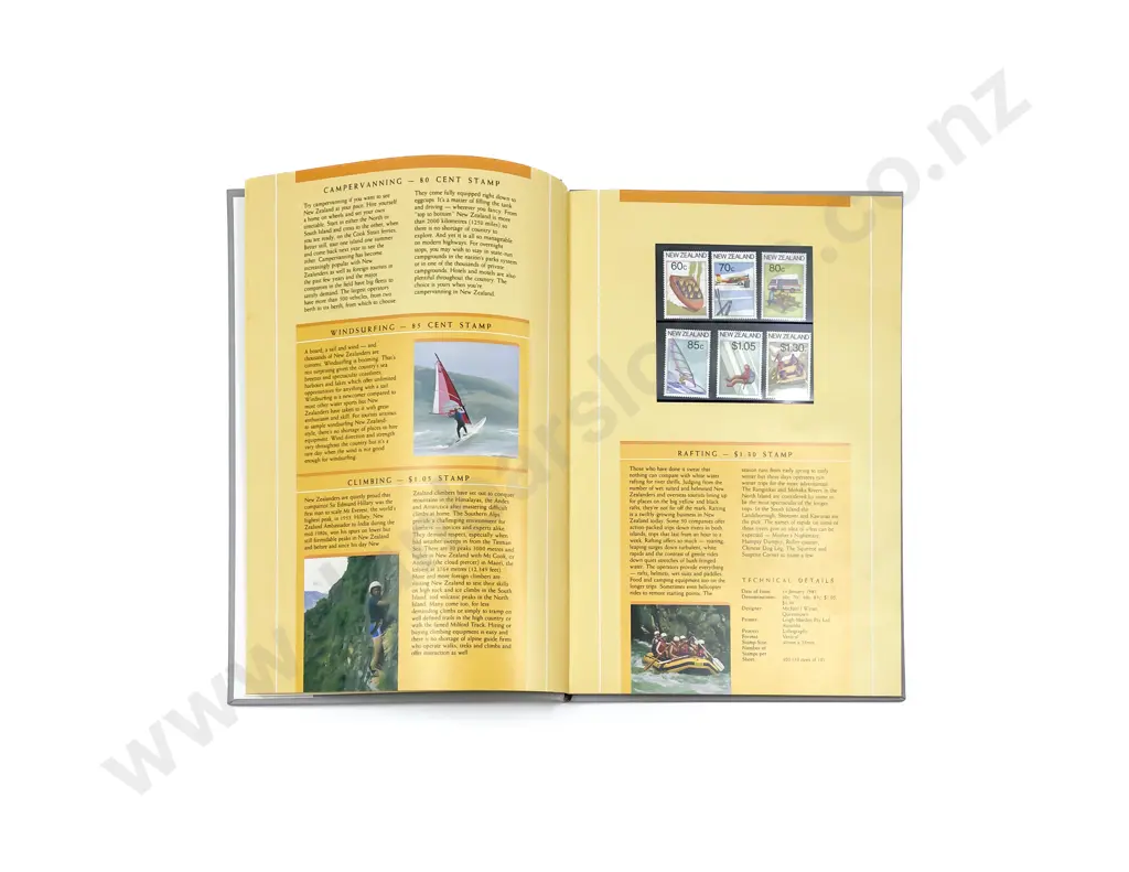 The NZ Stamp Collection 1987 and 1988 Image 1++
