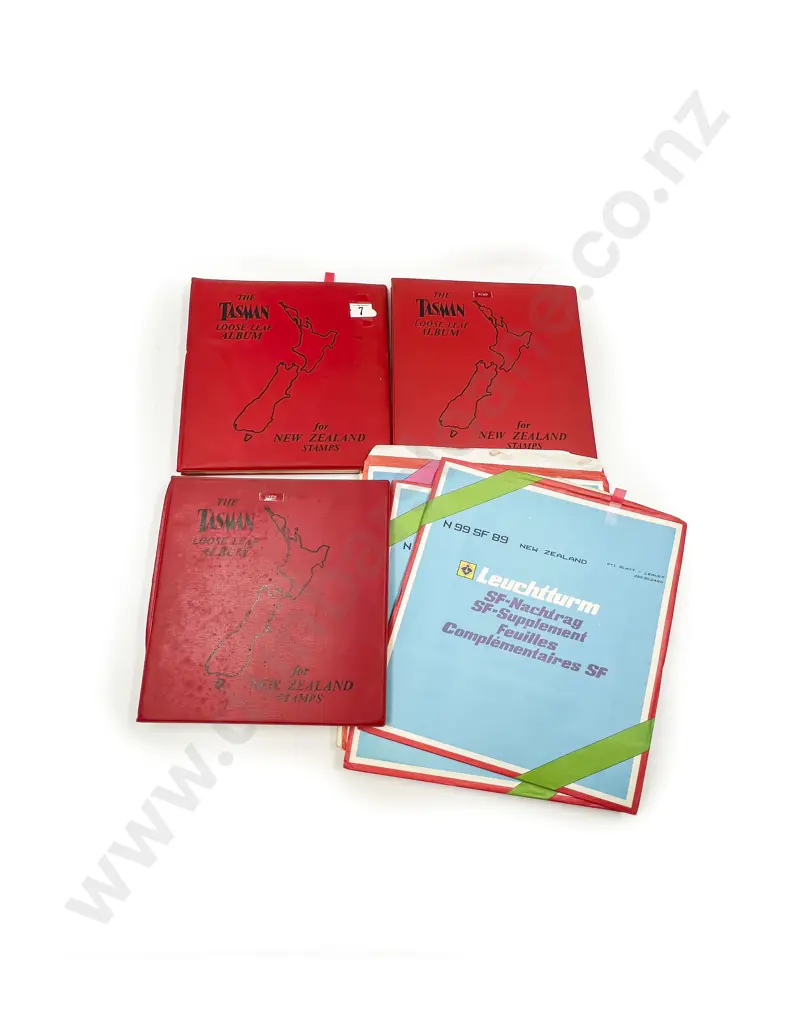 NZ Tasman Loose Leaf Album Partly Complete Image 1++