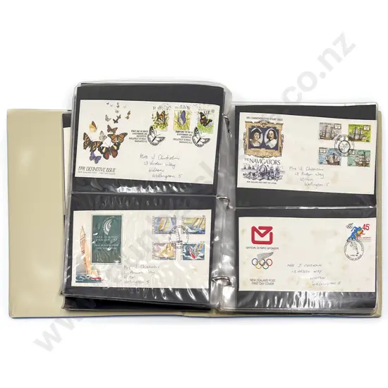 NZ FDC Album C1987-1990