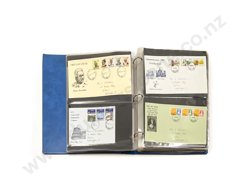 NZ FDC Album C1978-1984 2008-2009 Image 1++