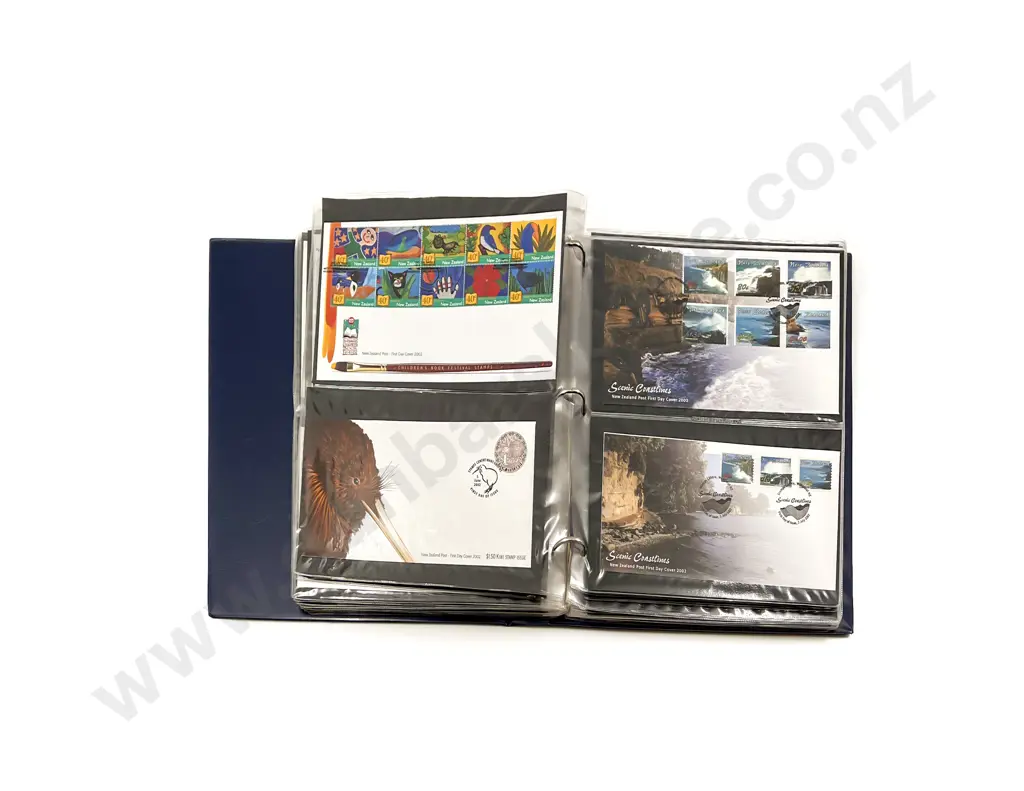 NZ FDC Album C2000 - 2003 2009 Image 1++
