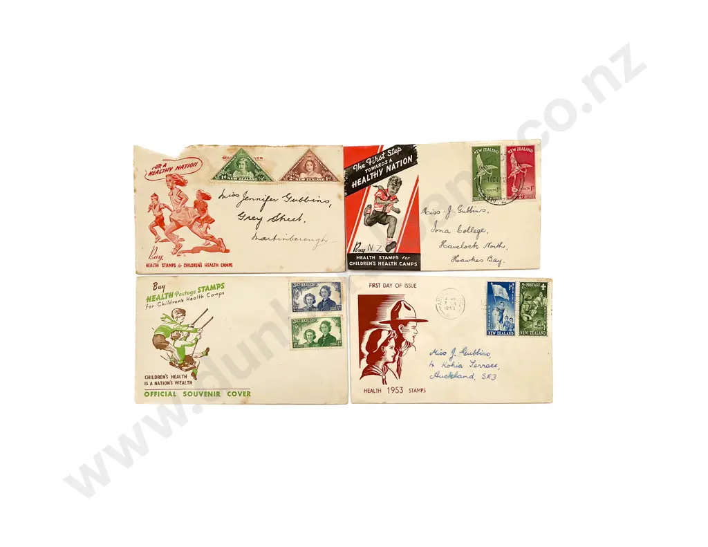 NZ Bundle Qty Pre-Decimal and Early Decimal FDC'S Image 1++