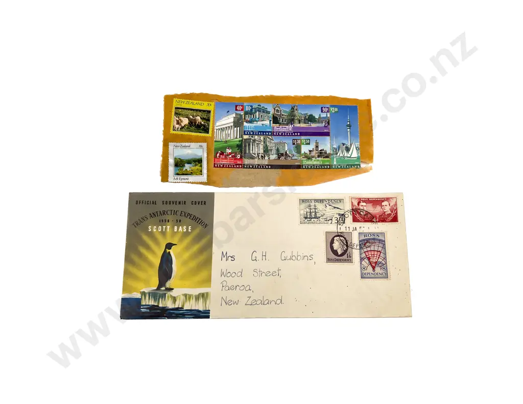 NZ Bundle Qty FDC's two small stock books and Coin Decimal Souvenir Image 1++