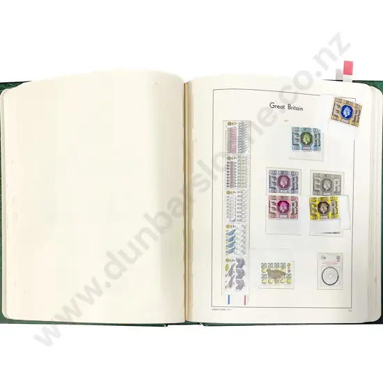 UK Three Leuchtturm Lighthouse Albums 1964 - 2008 mint single stamps