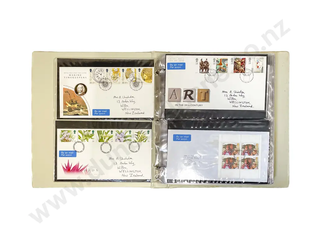 UK Two Albums FDC's Image 1++