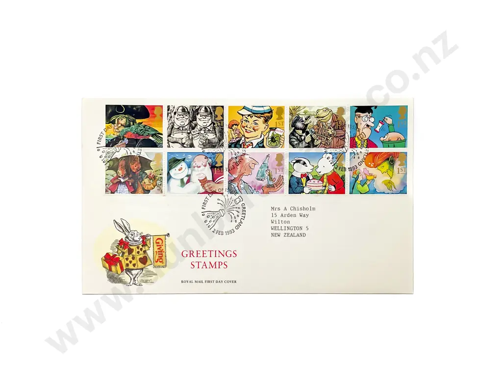 UK Two Albums FDC's Image 1++