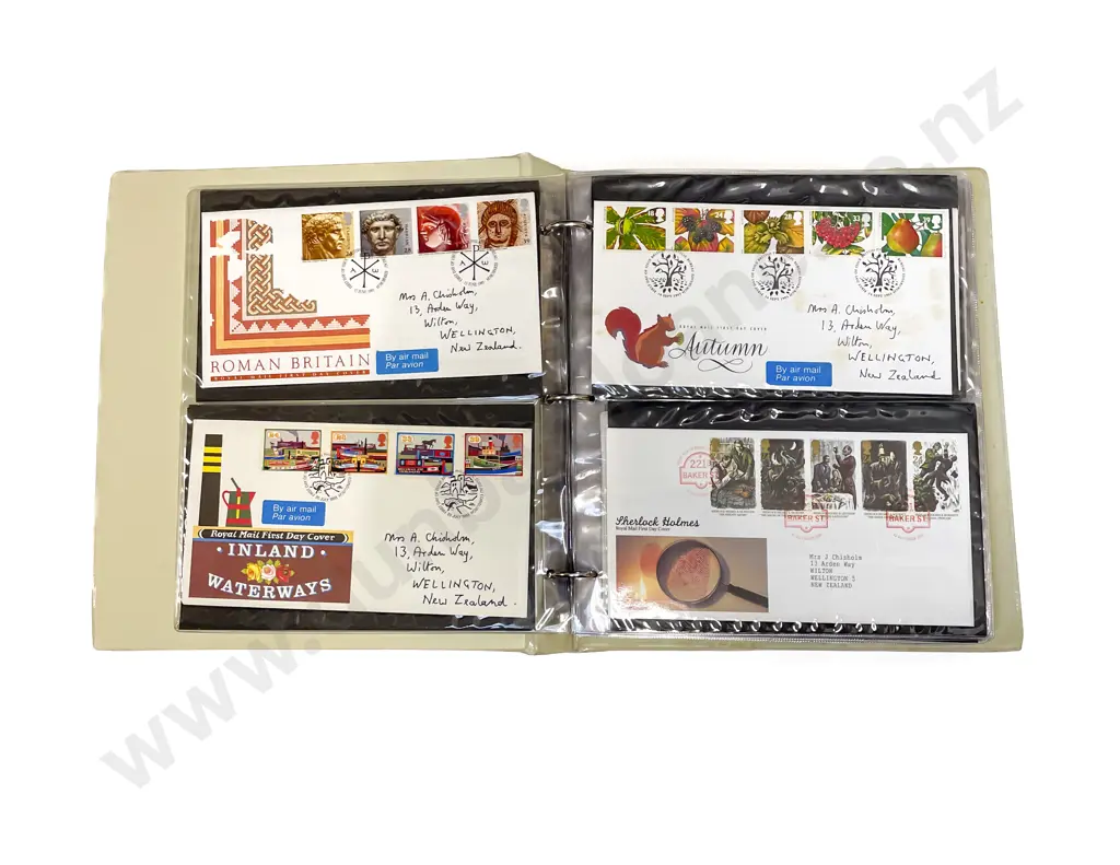 UK Two Albums FDC's Image 1++