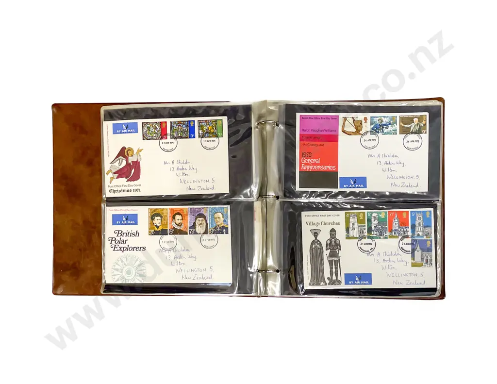 UK Two Albums FDC's Image 1++