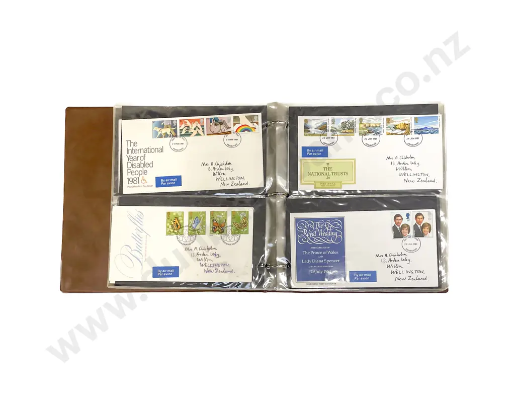 UK Two Albums FDC's Image 1++