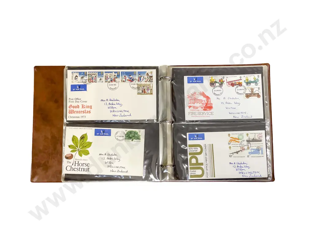 UK Two Albums FDC's Image 1++