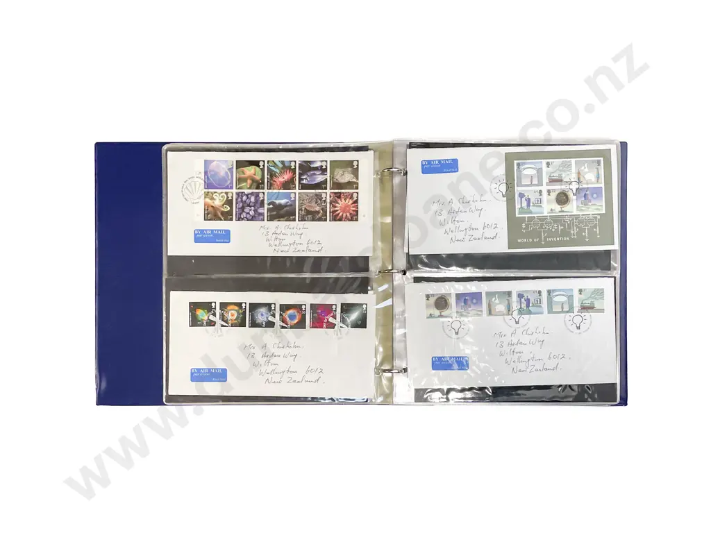UK Two Albums FDC's Image 1++