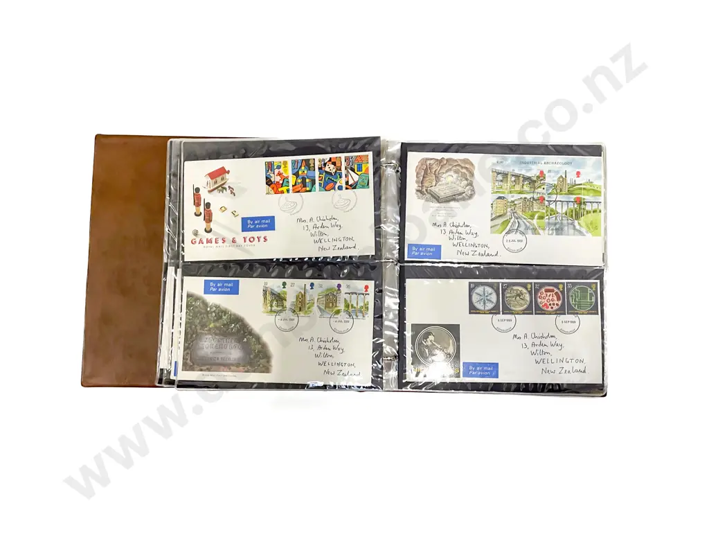 UK Two Albums FDC's Image 1++