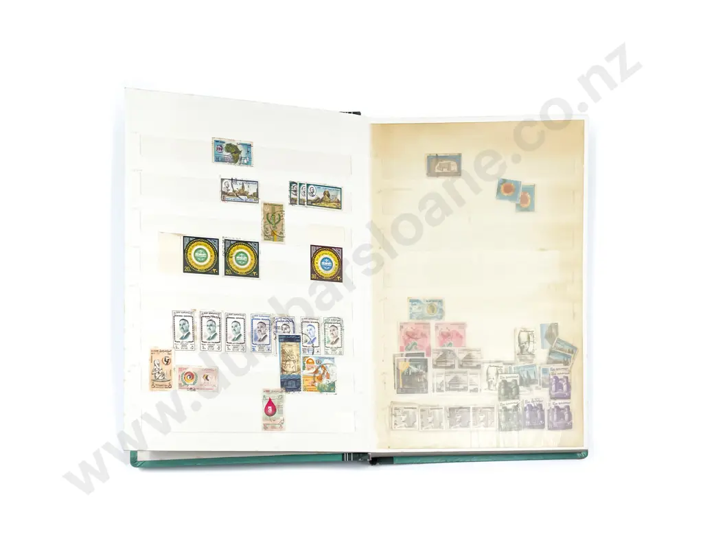 Egypt Five Vintage Stock Book Albums with sorted loose stamps and histories Image 1++