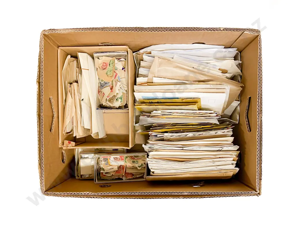 World Loose Semi-Sorted Stamps and Postal Histories including Union Steam Ship Co Image 1++