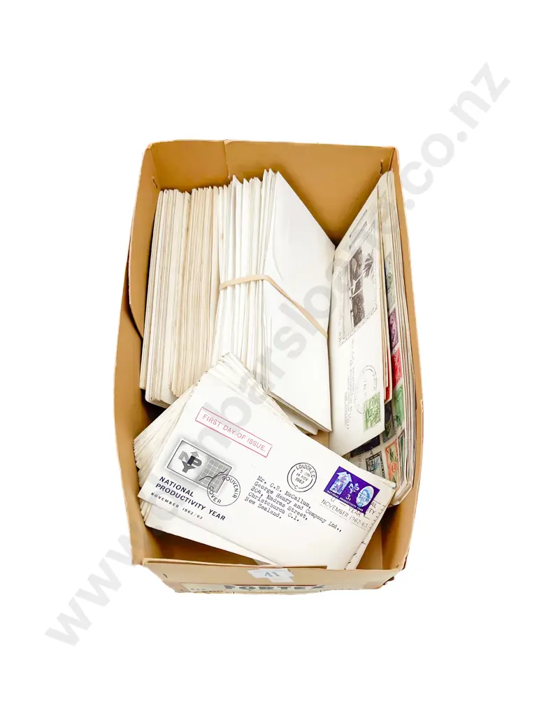 NZ Bundle Qty Early FDC's with Western Samoa Image 1++