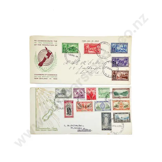 NZ Bundle Qty Early FDC's with Western Samoa