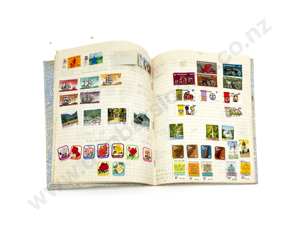 NZ Four Vintage (School Boy) Stamp Albums Image 1++