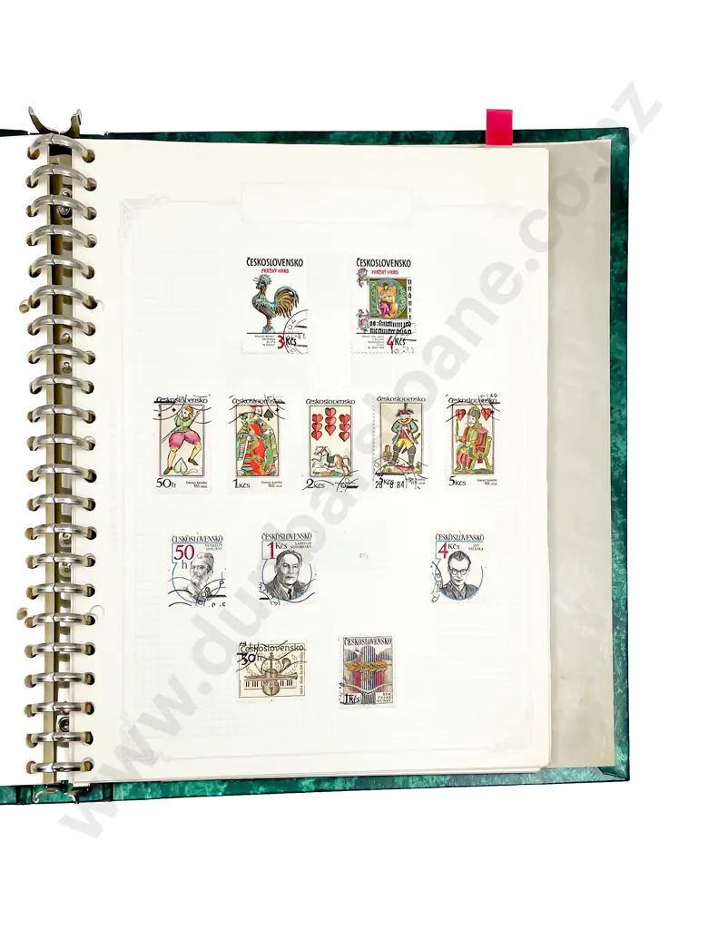 Czechoslovakia Three Stamp Albums Image 1++
