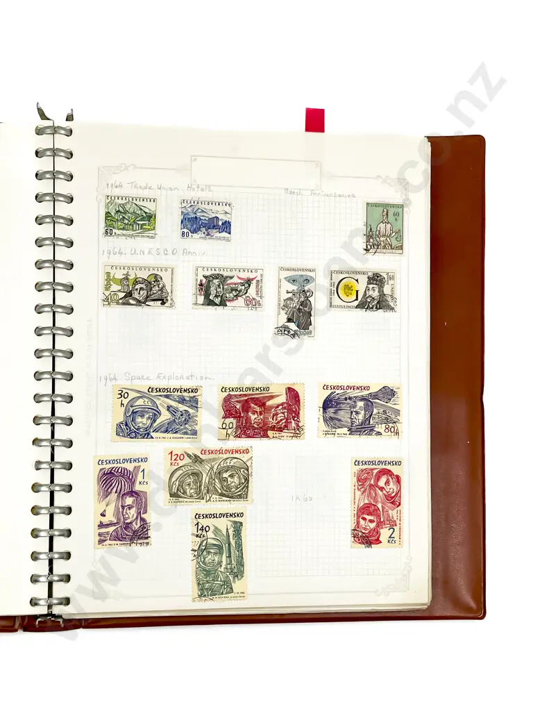 Czechoslovakia Three Stamp Albums Image 1++