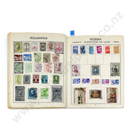 World Two Vintage Stamp Albums