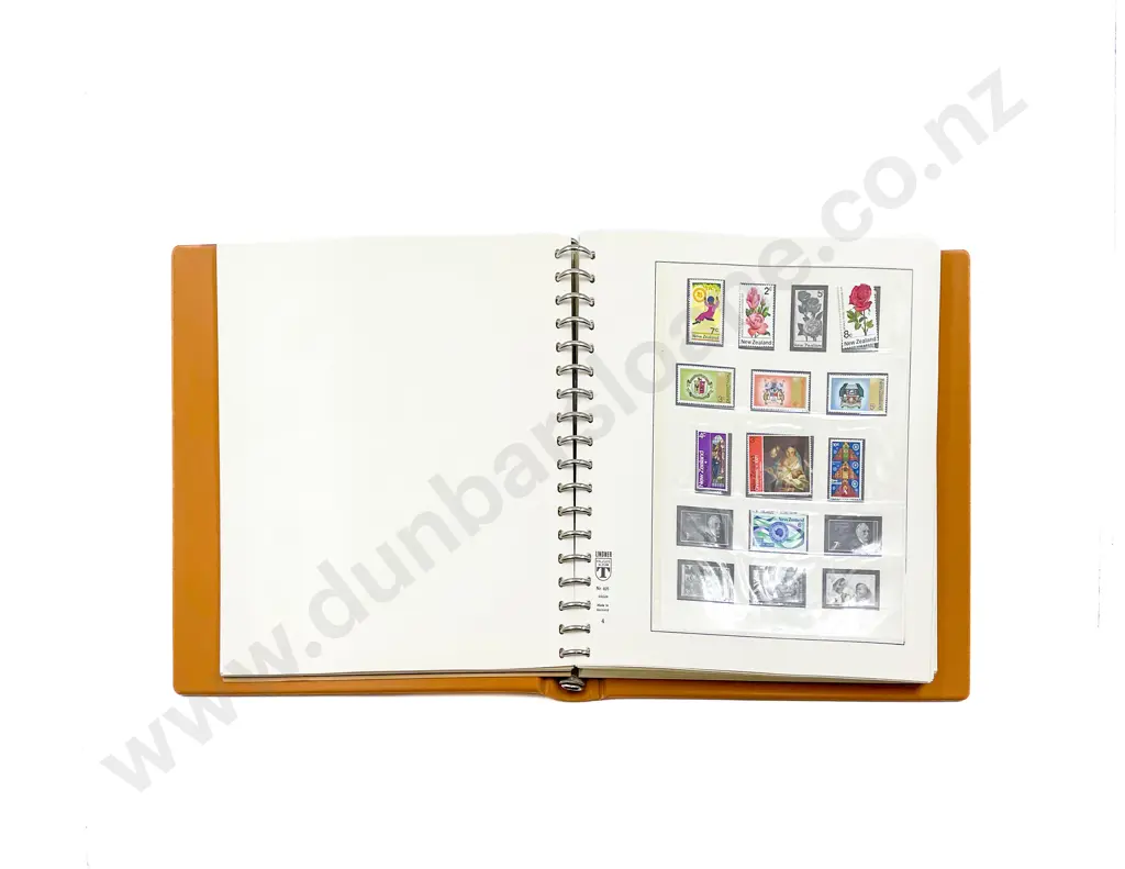 NZ Lindner Album Mint Stamps 1963 - 1983 incomplete Image 1++
