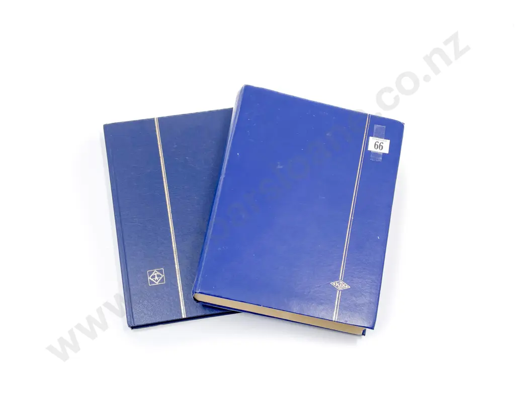 NZ Two Vintage Stock Book Albums Image 1++