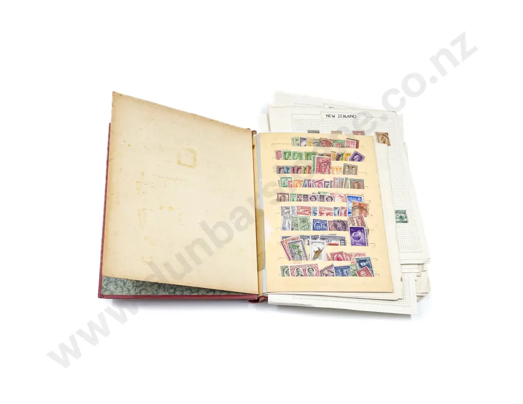 NZ and World Vintage Loose Album Pages Image 1++