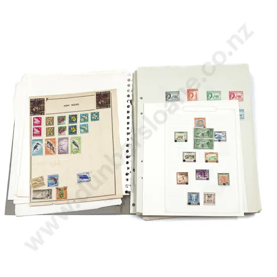 NZ and World Vintage Loose Album Pages