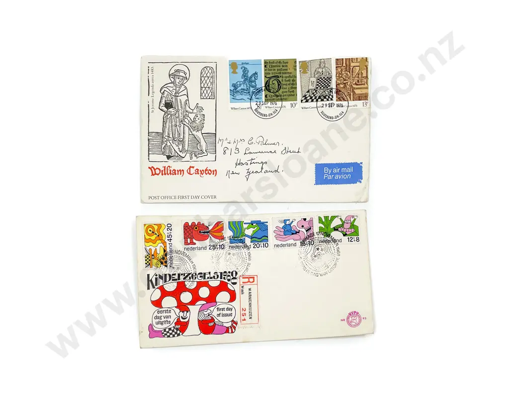 UK Qty FDC's with some Netherlands Image 1++