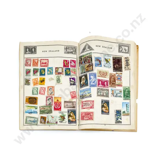 NZ and World Vintage Ten (School Boy) Albums (pages sparsely filled)