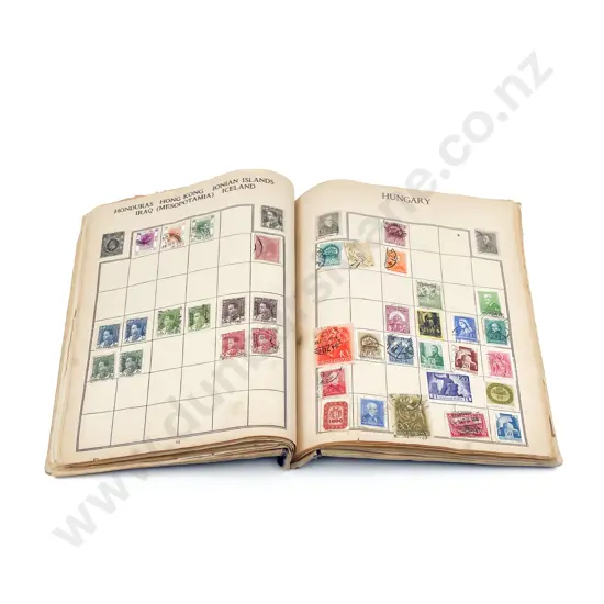 World Vintage Eight (School Boy) Albums (pages sparsely filled)