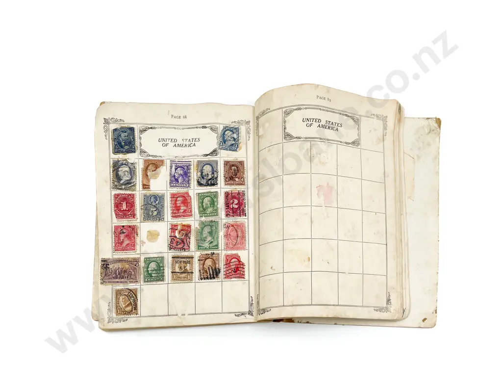 World Vintage Eight (School Boy) Albums (pages sparsely filled) Image 1++