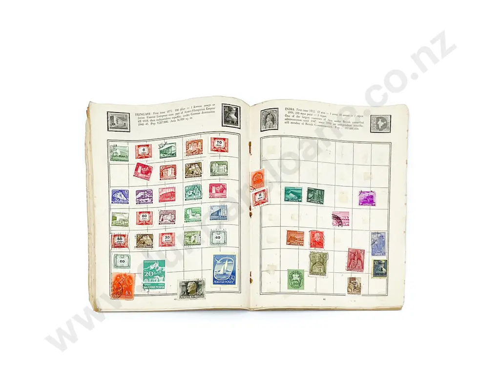 World Vintage Eight (School Boy) Albums (pages sparsely filled) Image 1++